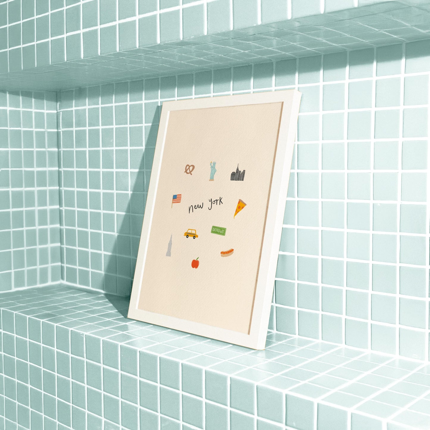 New York Icons Print Digital Download