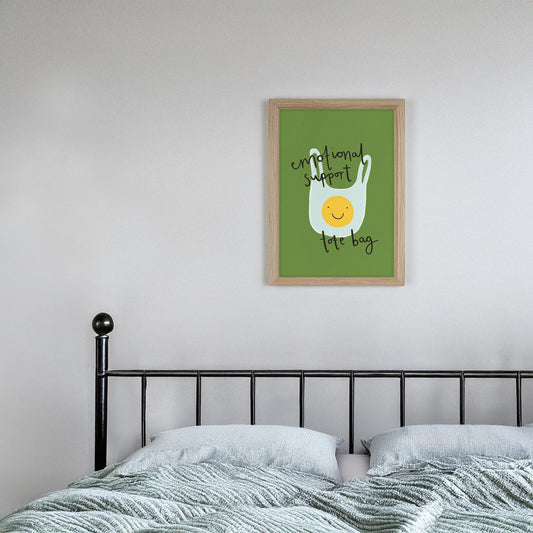 Emotional Support Tote Bag Print Digital Download