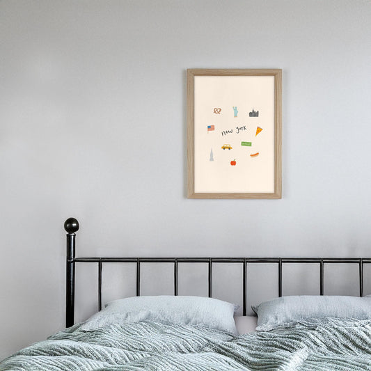 New York Icons Print Digital Download