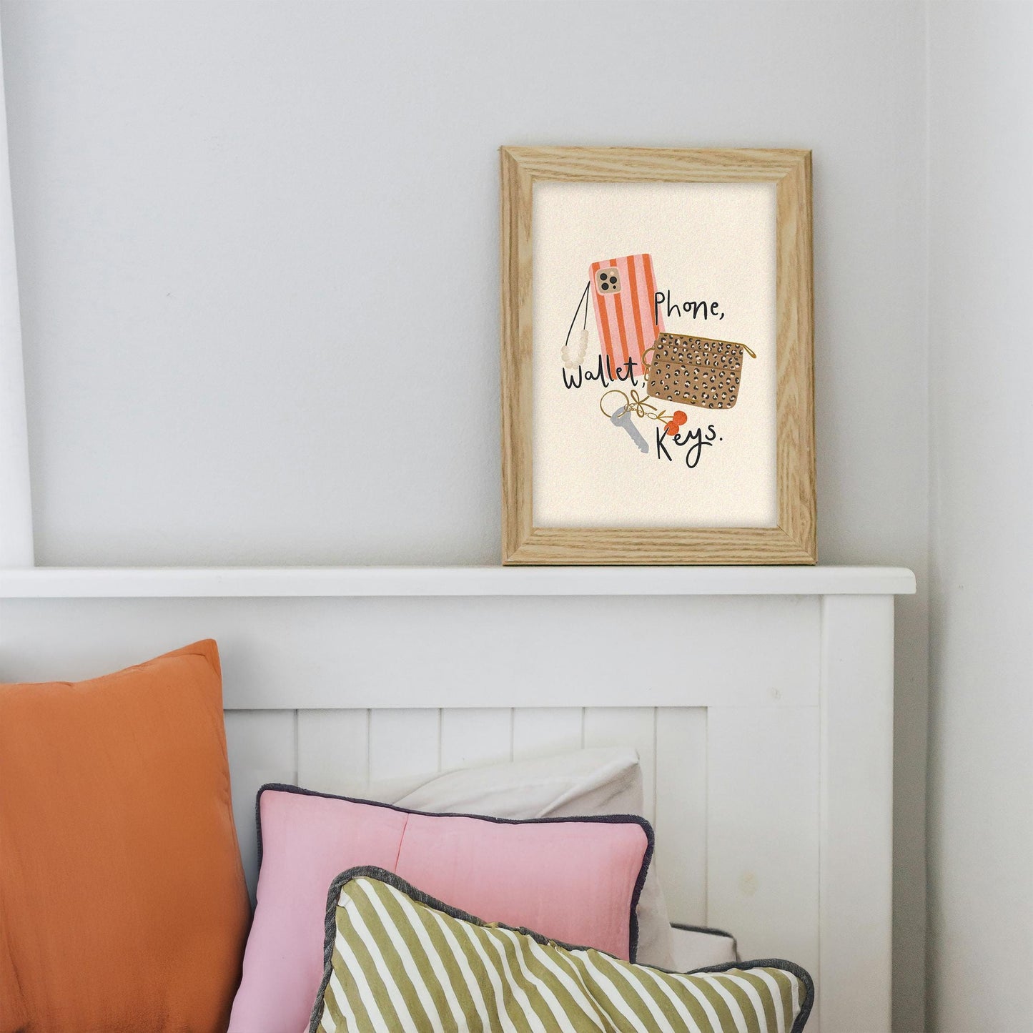 Phone Wallet Keys Print Digital Download