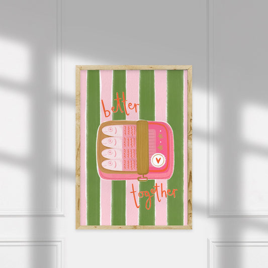 Better Together Sardines Print Digital Download