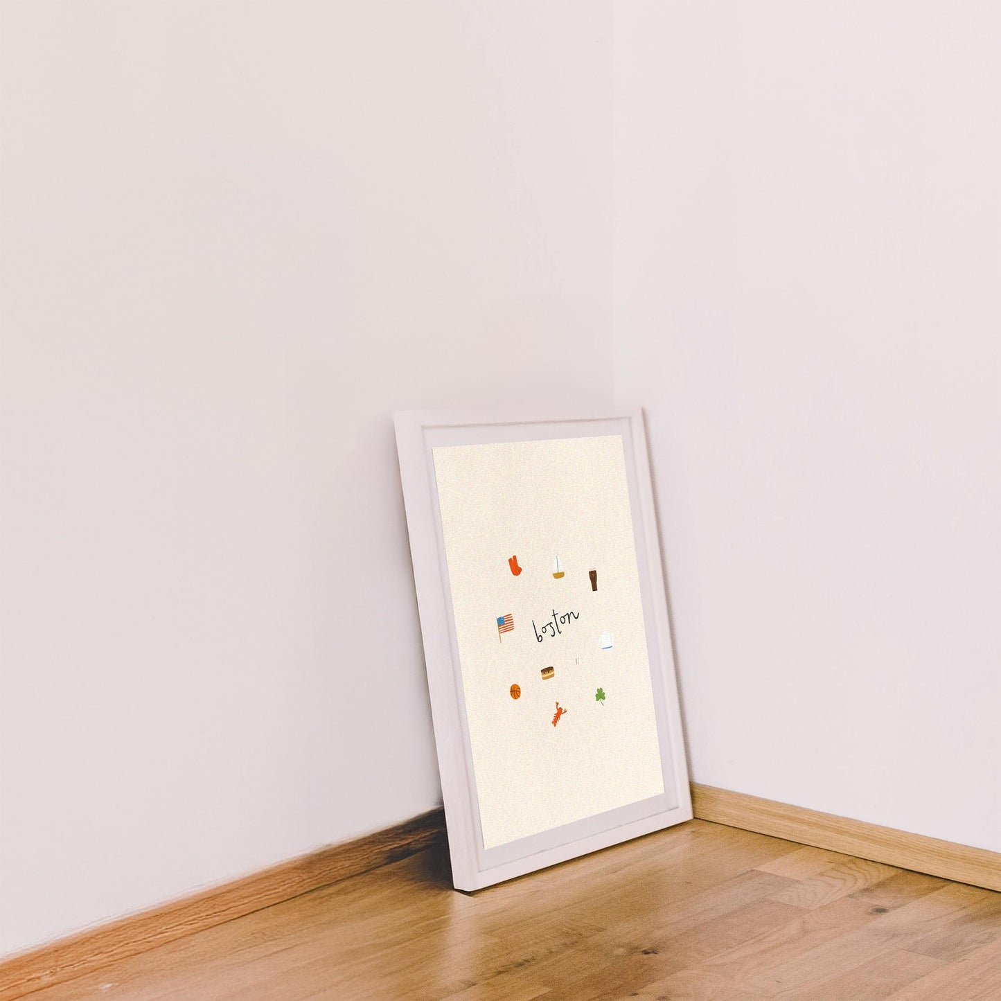 Boston Icons Print Digital Download