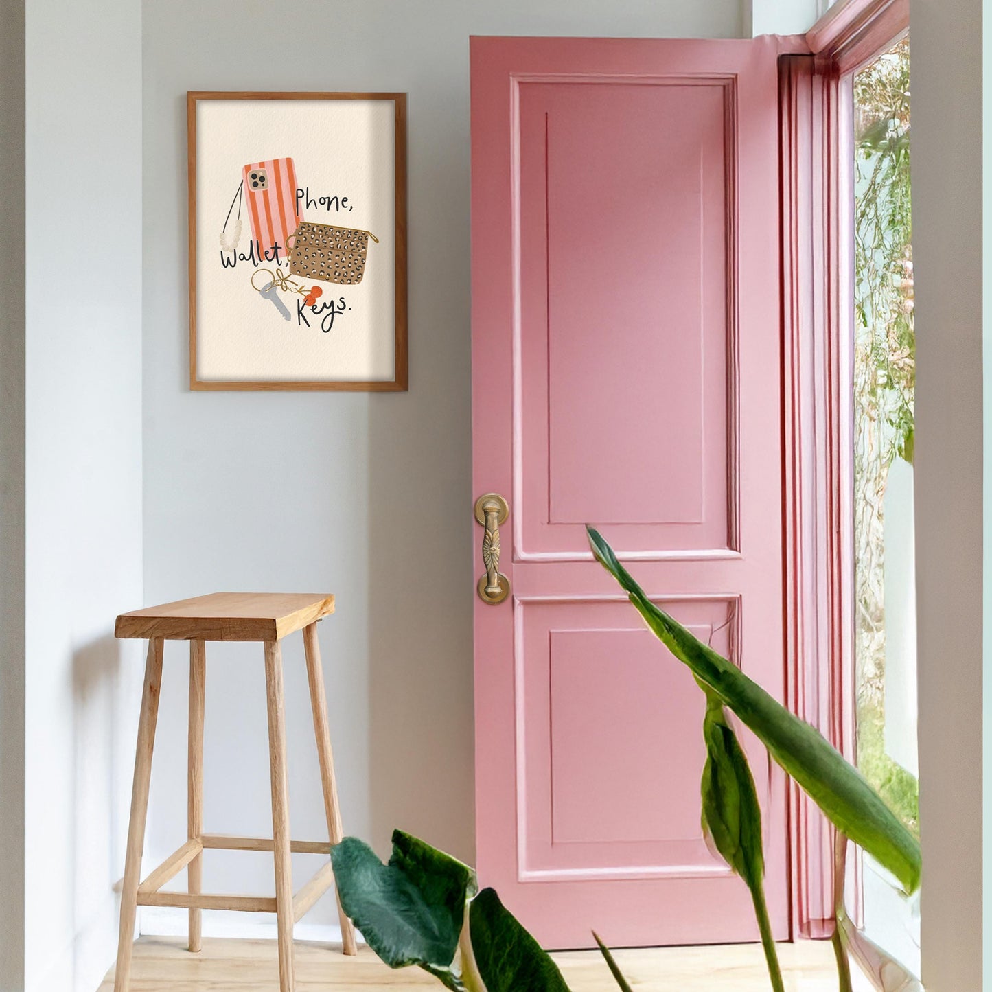 Phone Wallet Keys Print Digital Download